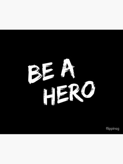Alternative view of Be A Hero Vintage Tapestry