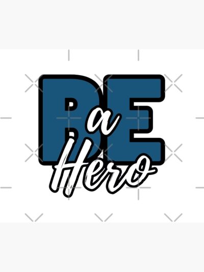 Alternative view of New Design Be A Hero Tapestry