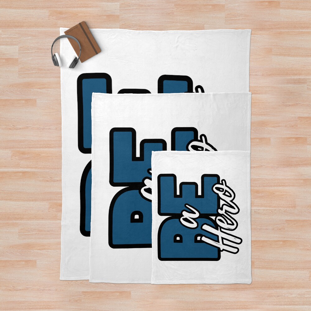 Be A Hero Throw Blanket - Image 3
